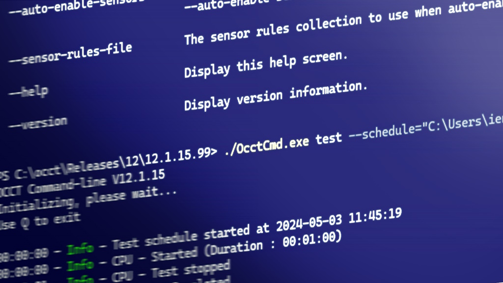 Command line edition